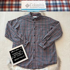Columbia Plaid Button Down Shirt | Men’s Large